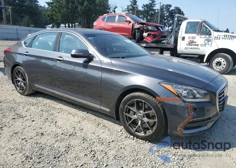 2018 Genesis G80 Base из США, поврежденный, VIN KMHGN4JE2JU233031